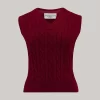 Cable Knit Slipover Tank Top by the Seamstress of Bloomsbury - Image 10