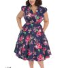 Midnight Garden Swing Dress by Hearts and Roses sizes 8-26 - Image 3