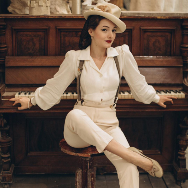 Poppy 1940's Blouse by the Seamstress of Bloomsbury