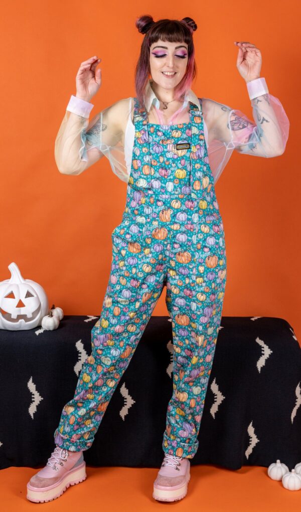 Pumpkin Patch Unisex Stretch Twill Dungarees from Run & Fly