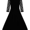Divine Velvet Swing Dress by Hearts and Roses sizes 8-26 - Image 4