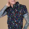 Boogie Bones Unisex Retro Printed Shirt by Run and Fly - Image 5