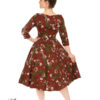 Francis Floral Swing Dress by Hearts and Roses sizes 8-26 - Image 3