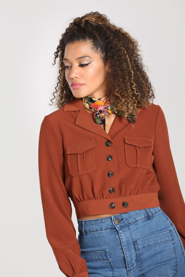 Brown Ravenwood Jacket from Popsoda