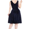 Millicent Velvet Midi Party Dress - Image 4