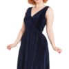 Millicent Velvet Midi Party Dress - Image 3