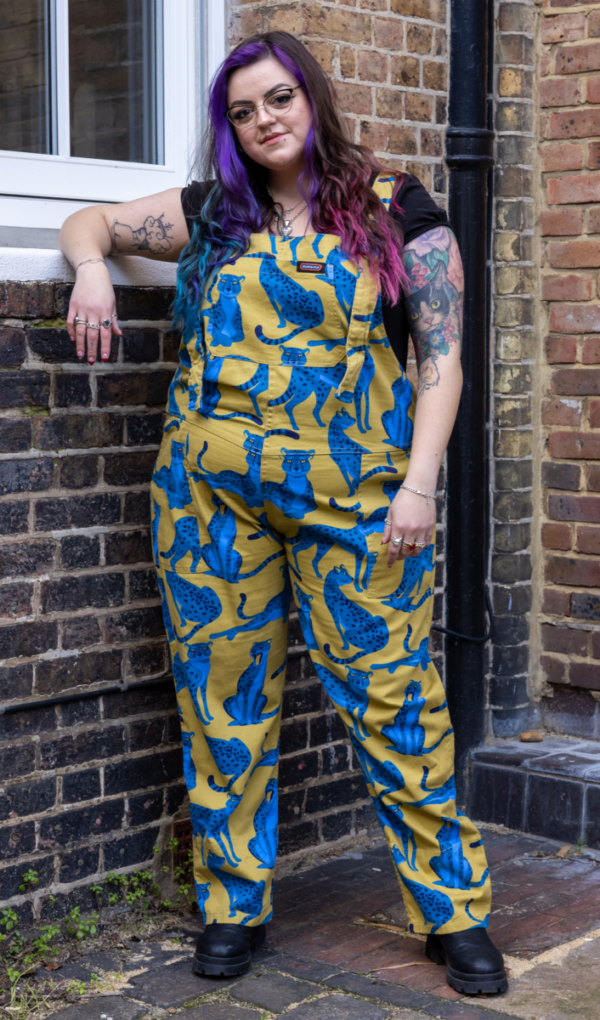 Big Cat Stretch Twill Dungarees by Run and Fly