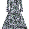 Aoife Floral Swing Dress by Hearts and Roses - Image 4