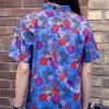 Hummingbird Print Short Sleeve Shirt by Run and Fly - Image 2