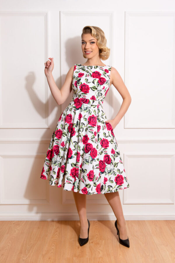 Hazel Floral Swing Dress by Hearts & Roses