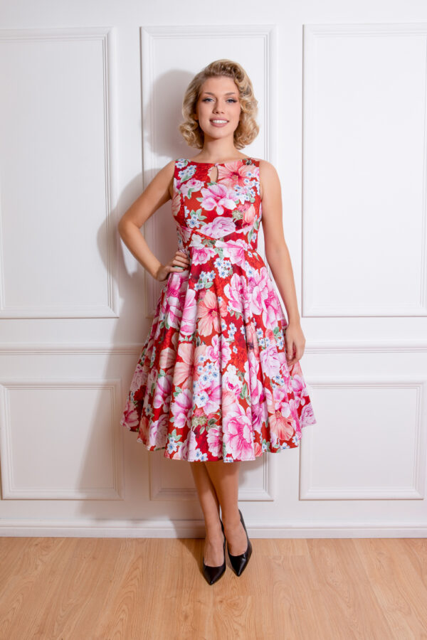 Charlie Floral Swing Dress by Hearts and Roses