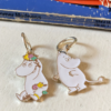 Moomin and Snorkmaiden Enamell Earrings by House of Disaster - Image 2