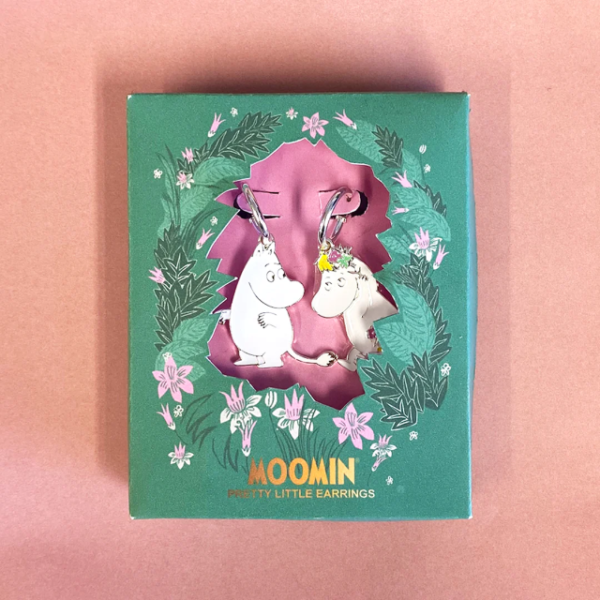 Moomin and Snorkmaiden Enamell Earrings by House of Disaster