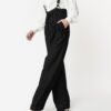 Pinstripe Thelma Suspender Trousers by Unique Vintage - Image 2