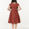Esh V Neck Midi Floral Dress by Timeless London - Image 3