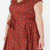 Esh V Neck Midi Floral Dress by Timeless London - Image 6