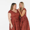 Esh V Neck Midi Floral Dress by Timeless London - Image 5