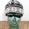 Black and White Pom Pom Bobble Hat by Gringo - Image 3