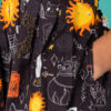 Solar Witch Tea Dress in Stretch Cotton by Run & Fly - Image 3