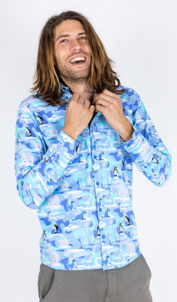 Winter Friends Long Sleeve Shirt By Run and Fly