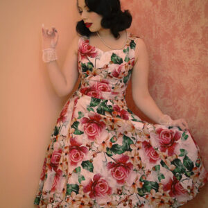 Gracie Floral Swing Dress by Hearts and Roses