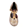 Golden Age Rose Gold Glitter Heels by Irregular Choice - Image 4