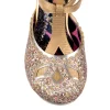 Golden Age Rose Gold Glitter Heels by Irregular Choice - Image 3