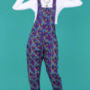 90's Arcade Unisex Dungarees in Cotton Stretch Twill by Run and Fly - Image 4
