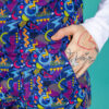 90's Arcade Unisex Dungarees in Cotton Stretch Twill by Run and Fly - Image 3