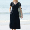 Spring Midi Dress in Black by Lily & Me - Image 6