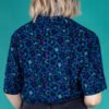 Blue Leopard Cotton Shirt by Run and Fly - Image 3