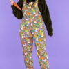Bunny Love Unisex Dungarees in Cotton Stretch Twill by Run and Fly - Image 3