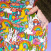 Bunny Love Unisex Dungarees in Cotton Stretch Twill by Run and Fly - Image 5