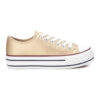 Gold Trainer in Vegan Leather by XTI Refresh - Image 3