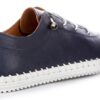 Lexi Flexible Leather Shoes in Navy - Image 4