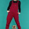 Checkerboard Stretch Twill Dungarees by Run and Fly - Image 7