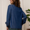 Laura Gathered Denim Top by Lily & Me - Image 4