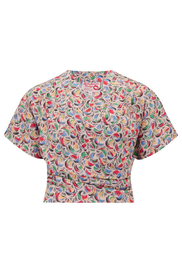 Darla Top in Tutti Frutti Print by RocknRomance