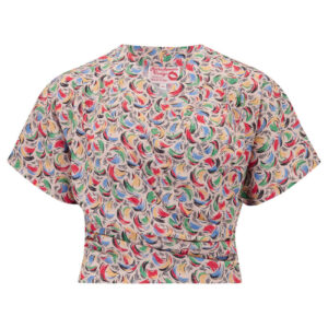 Darla Top in Tutti Frutti Print by RocknRomance