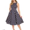 Mia Polka Dot 1950's Swing Dress by Hearts and  Roses London size 8-26 - Image 3
