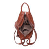 Vegan Leather Multi Pocket Backpack in Assorted Colours - Image 8