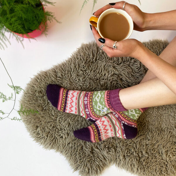 Moomin Snorkmaiden Fair Isle Moomin Socks
