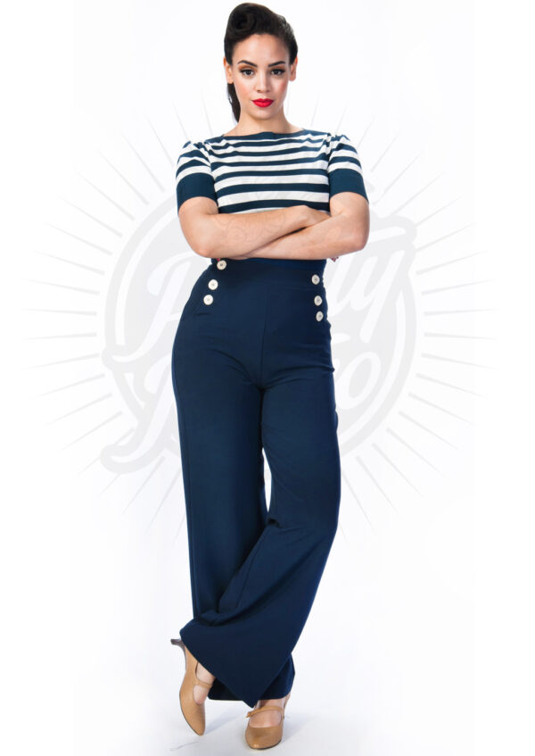 Retro Sailor Slacks by Pretty Retro