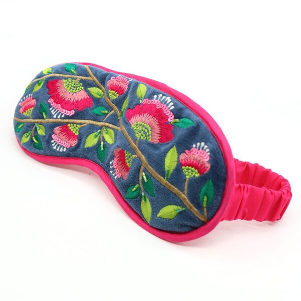 Rich Teal Velvet Sleep Mask by POM