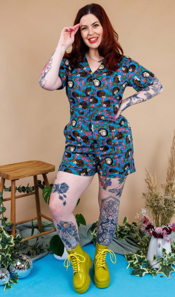 Hedgehogs Playsuit by Run and Fly