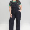 Ella Mae Rockabilly Denim Dungarees by Popsoda - Image 5