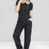 Ella Mae Rockabilly Denim Dungarees by Popsoda - Image 2