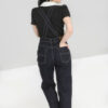 Ella Mae Rockabilly Denim Dungarees by Popsoda - Image 6