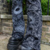 Black White  Floral Flares by Run and Fly - Image 5