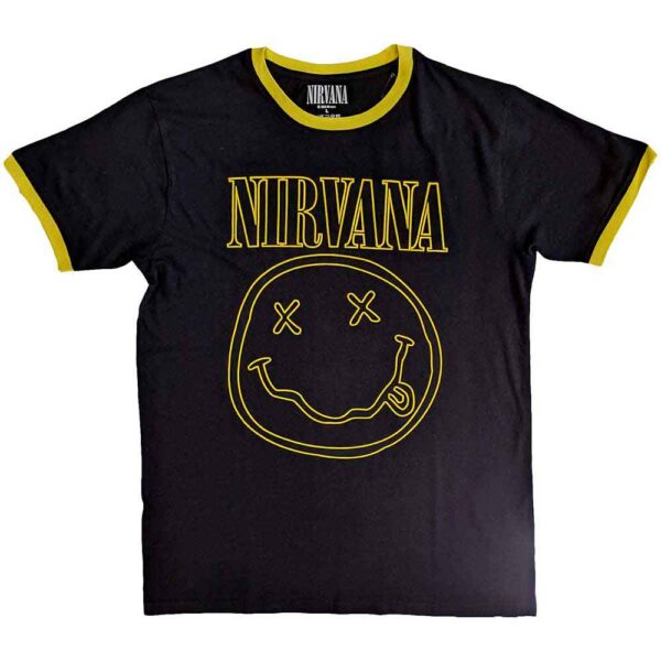Nirvana Smile Face T Shirt *Licensed Product